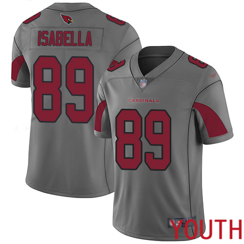 Arizona Cardinals Limited Silver Youth Andy Isabella Jersey NFL Football 89 Inverted Legend